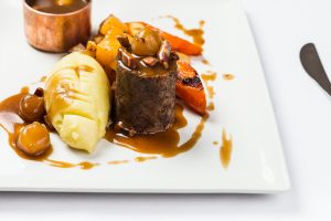 Beef Food Photography at Hotel Van Dyk in Derbyshire