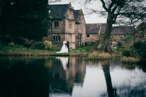 Over the lake at The Ashes Country House wedding venue