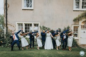 Bridal party dab at The Ulvers in Nottingham