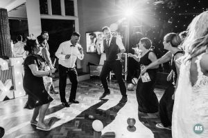 Wedding dance moves at Thornbridge Hall