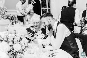 Wedding snapchat with Gran at Ringwood Hall